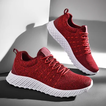 

Spring And Summer Fashion Mens Casual Shoes Lace-Up Breathable Jogging Sports Leisure Shoes Sneakers Trainers Zapatillas Hombre