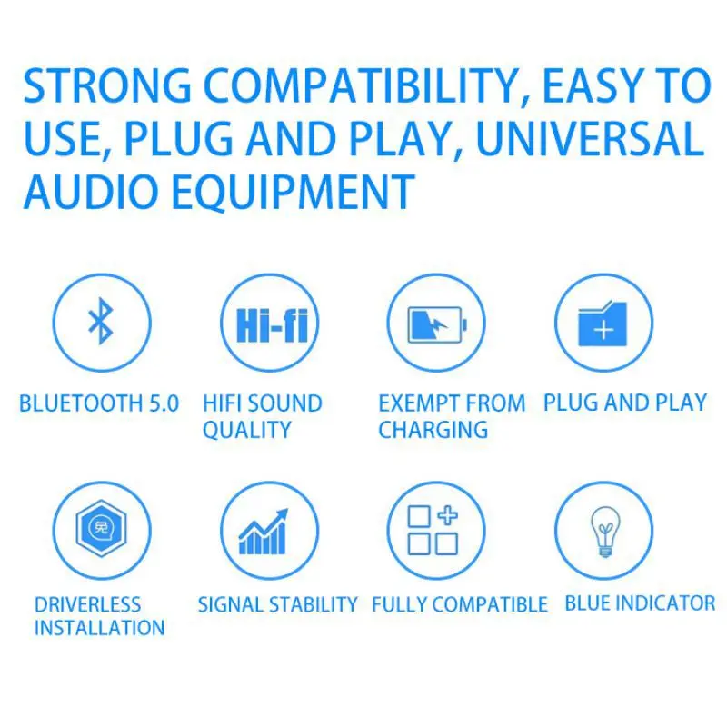 Портативный 2 в 1 Bluetooth 5,0 адаптер AUX стерео автомобильный тв Динамик Наушники USB передатчик цифровые устройства Музыка Аудио приемник