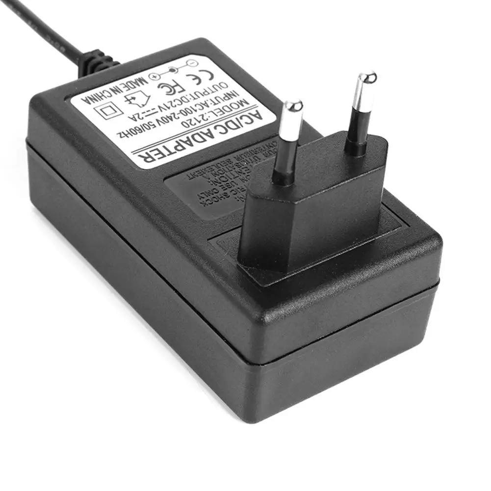 21V 2A Lithium Battery Charger Electric Screwdriver 18V 5Series 18650 Lithium Battery Wall Charger Power Adapter Charger EU