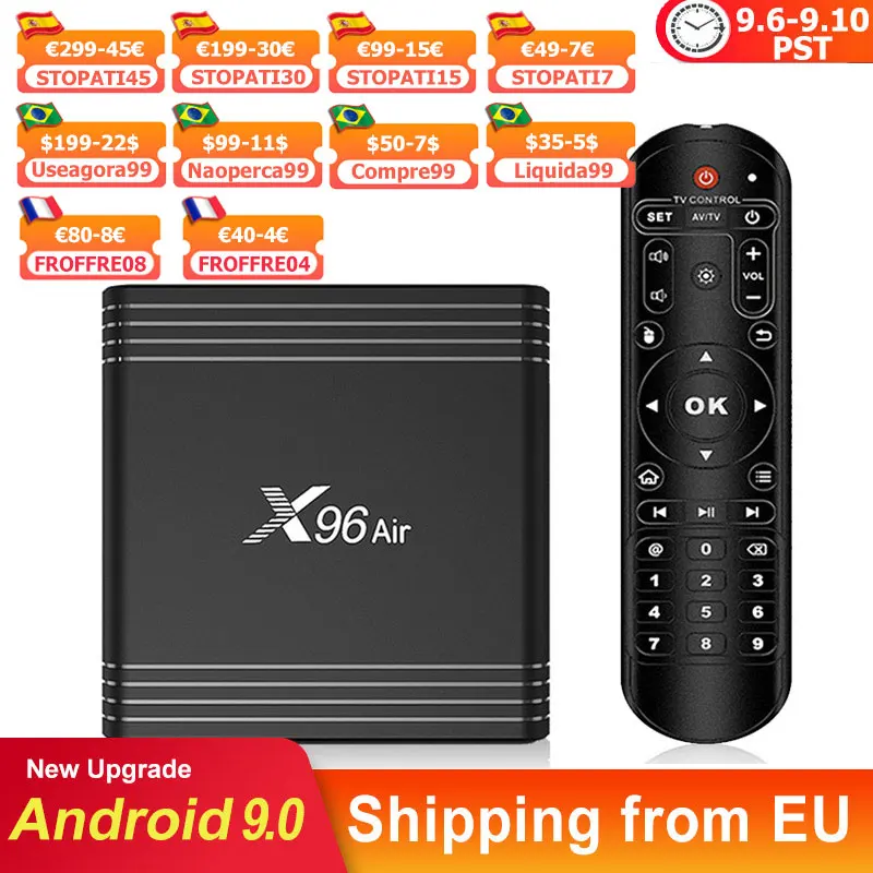 ТВ-приставка x96 Air android 9 0 8K Dual Wifi BT медиаплеер Play Fast TV X96Air vs h96 iptv | Электроника