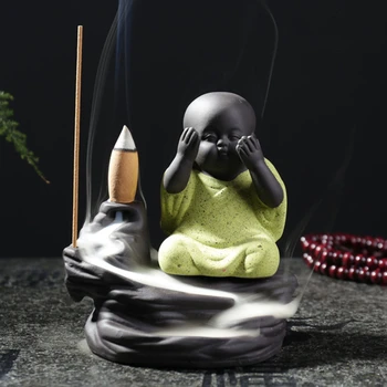 

Incense Burner Backflow Incense Holder Home Decor Aromatherapy Relaxation Mood Creative Waterfall Porcelain Vase Incense Censer