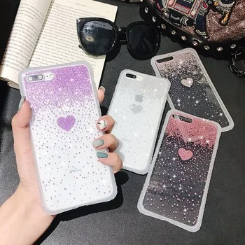 Горячая продажа Прозрачный чехол для iPhone Xs Max Блестящий мягкий TPU IMD прозрачный X Xr