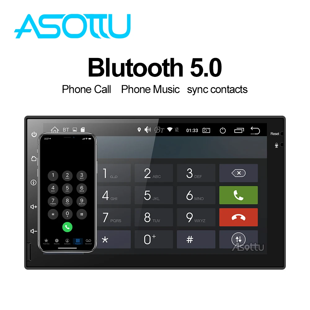 Автомобильный dvd плеер Asottu NI601 android 9 0 PX6 для Nissan Note Xtrail Qashqai Almera универсальный