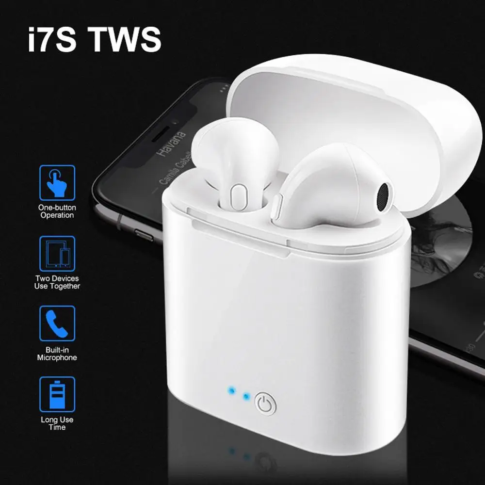 

Gaming Earphones i7 TWS Bluetooth Earphone 5.0 Charging Dock True Wireless Earbuds for Apple Iphone XS X XR 8 7 6s Xiaomi Huawei
