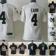 Все сшитые Youth oxland s Kids Дети, Amari Cooper, Derek Carr, Khalil Mack, Charles Woodson, Latavius Murray#75 Джерси