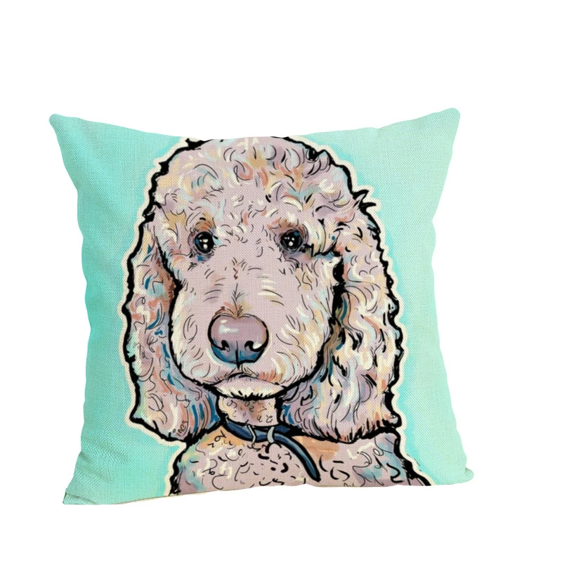 Чехол для офисной подушки с изображением собаки, домашний текстиль, поясная подушка, чехол, квадратный чехол для подушки, для путешествий, спальни, гостиной, чехол для подушки - Цвет: style28