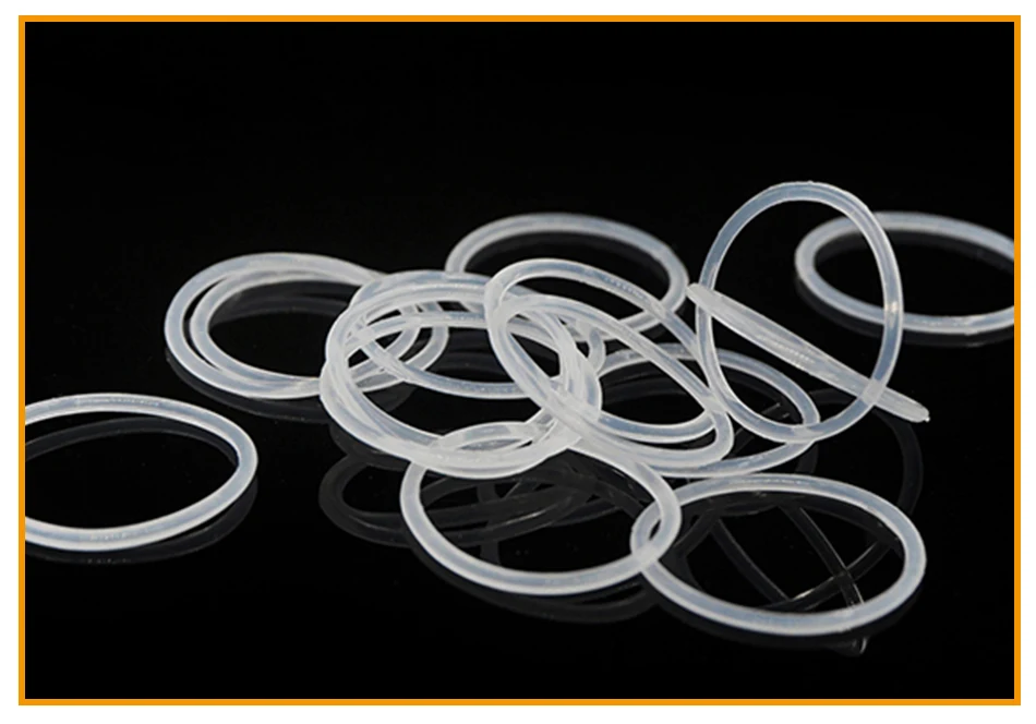 Dicke CS1/1,2/1,5mm Weiße VMQ O-Ringe Querschnitts-Silikonkautschuk-Dichtung Gummiunterlegscheibe Großhandel in Verschiedenen Spezifikationen – Detail 8
