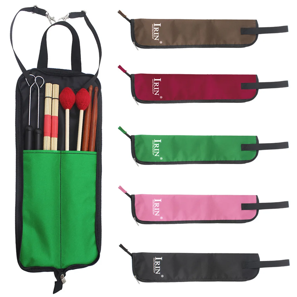 Jazz Drum Sticks Bag Drumstick Case Mallets Holder for Drummer Portable Instrument Accessory Water-resistant drum percussion accessories,drum accessories,drumstick bag