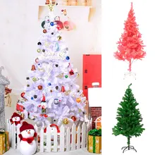 210 см ПВХ искусственная Рождественская елка, уличные украшения в помещении с железной подставкой, детские украшения для рождественской вечеринки