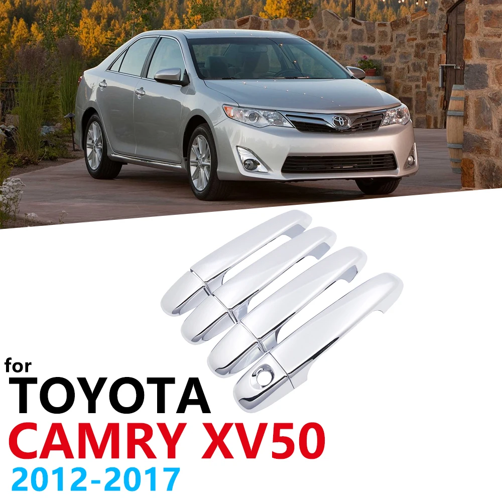 Хромированная накладка на ручки для Toyota Camry XV50 2012 2013 2014 2015 2016 2017 | Автомобили и