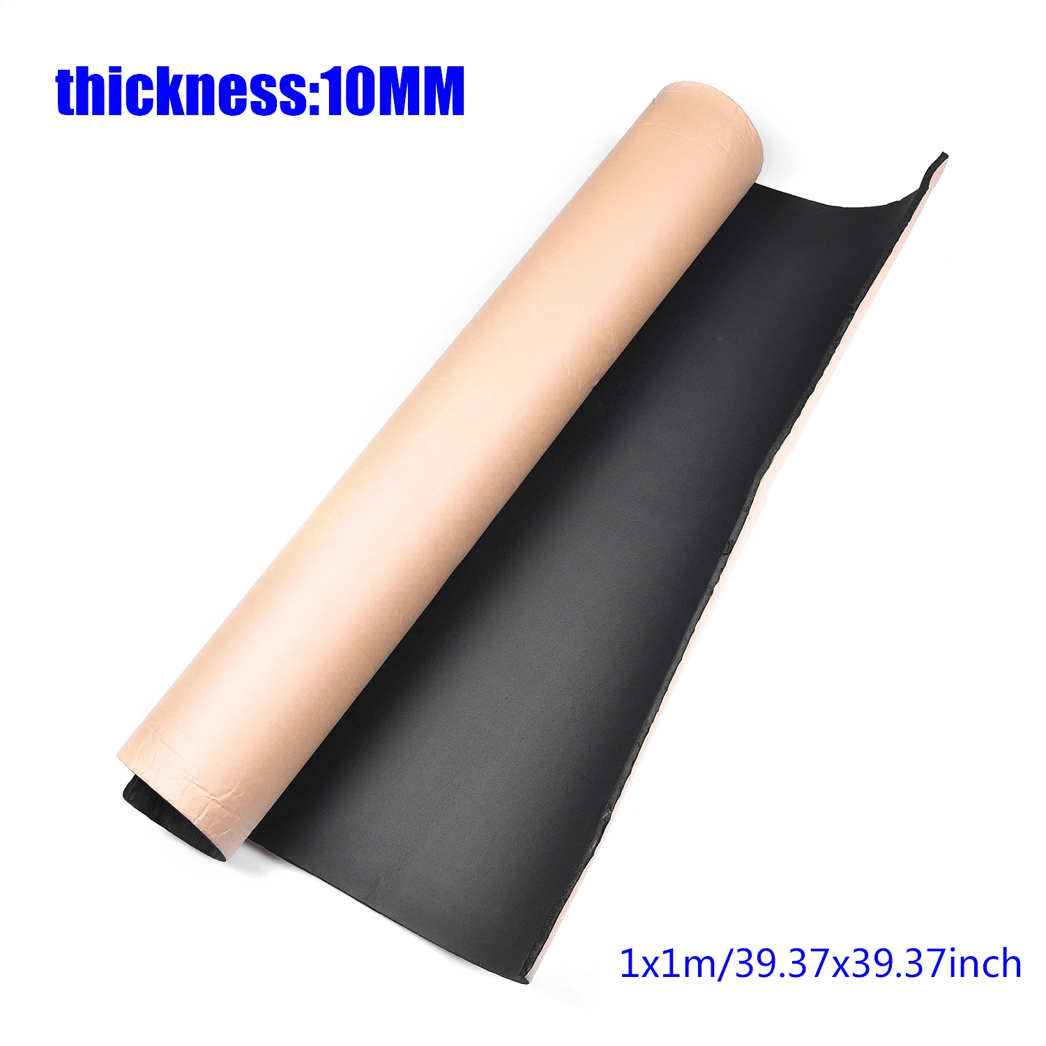 Сотовая звуковая подушечка Deadening Foam Tape 3.3ft 100x100 см фургон 10 мм 5 мм 1 м* 1 м автомобиль 1 шт. теплоизоляция
