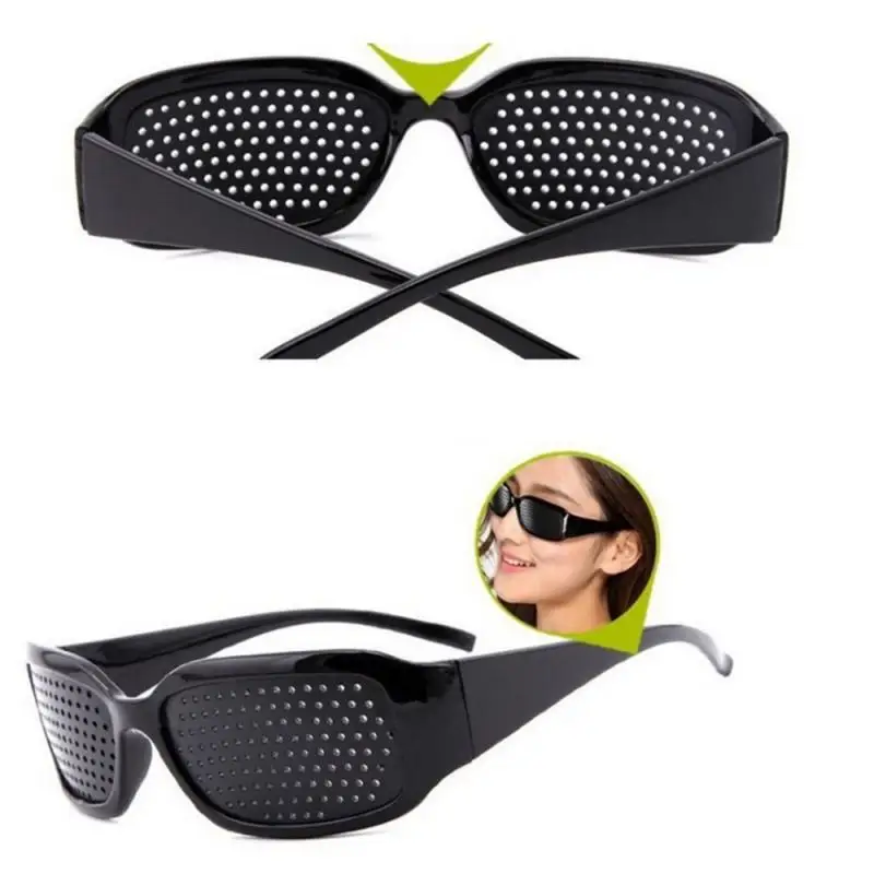 Vision Care Exercise Eye Eyesight Pin Hole Eye Training Pinhole Glasses Improve Glasses Eyeglasses Eyewear Anti-fatigue Outdoor