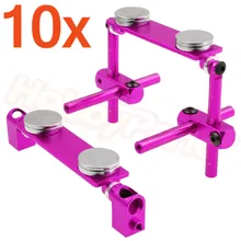 10 комплектов, CNC алюминиевый Магнитный невидимый комплект для крепления на 1/10 радиоуправляемых моделей автомобилей, дрифт HSP Sakura HPI Tamiya