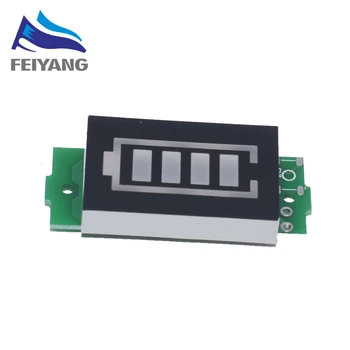 

10pcs 1S 2S 3S 4S Single 3.7V Lithium Battery Capacity Indicator 4.2V Blue Display Electric Vehicle Battery Power Tester Li-ion