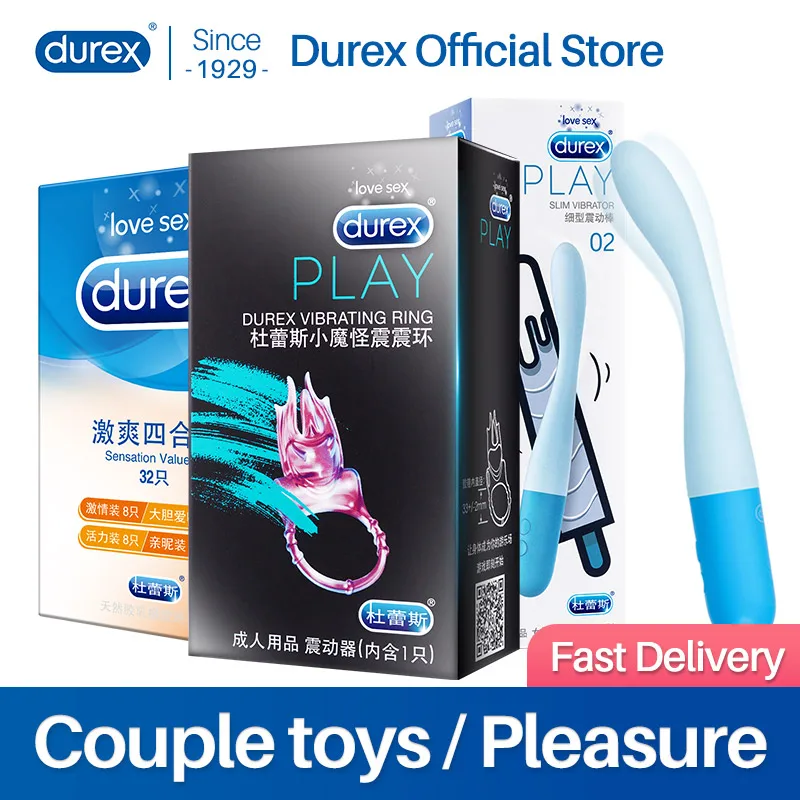 Durex презервативы вибратор для женщин вибрирующее кольцо Стимуляция клитора