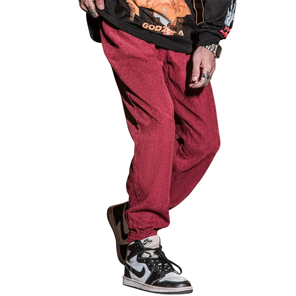 Brick Red WWKK мужские однотонные штаны Свободные дышащие непромокаемые штаны с буквенным принтом в стиле хип-хоп джоггеры новые штаны мужские брюки уличная одежда спортивные штаны - Цвет: Brick Red