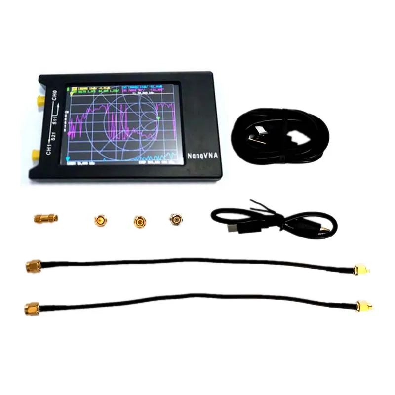 Новый NanoVNA H4 4 дюймовый ЖК дисплей 10 кГц ~ 1,5 ГГц VNA HF VHF UHF UV векторный сетевой анализатор антенный анализатор 1950 мАч батарея I3 010|Радиоприёмники| | АлиЭкспресс