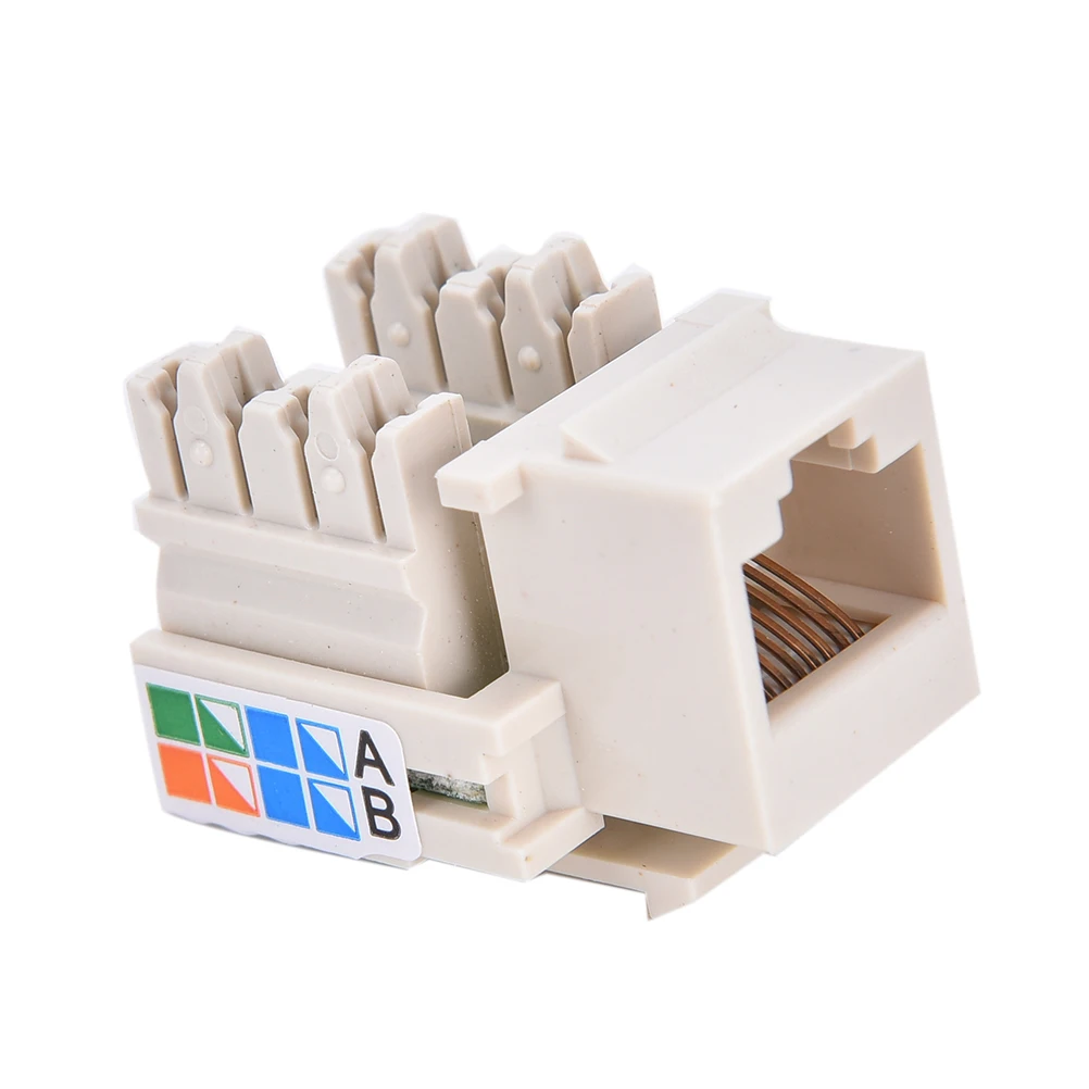 RJ45 отверстие Keystone Jack CAT5 сеть Ethernet белый 3 см x 2 CAT6 | Компьютеры и офис
