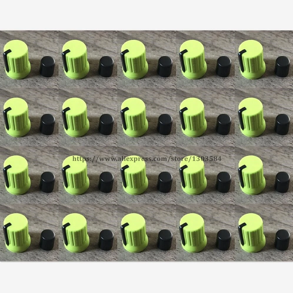 

20PCS Green Rotary Control Knob For Pioneer XDJ-RX R1 RZ AERO DJM-T1 S9 DIY DJ