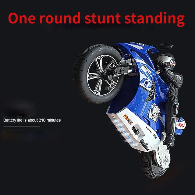 RC Motorcycle Radio Control Car Remote Controlled Toy Cars Drift 1:6 High Speed Motorbike Model Kit Stunt Car Toys For Boys Gift 2
