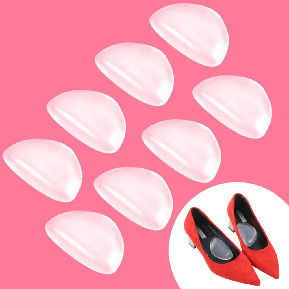 

1 Pair Transparent Silicone Gel Foot Orthopedic Insole Crescent Wedge Shoe Cushion Pain Relief Flat Feet Insoles For Women