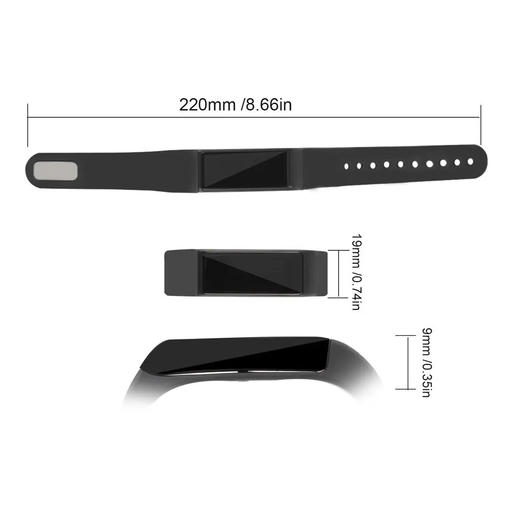 LESHP унисекс OLED браслет трекер Водонепроницаемый умный Браслет 4 0 беспроводной