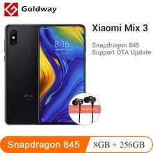 Xiaomi mi x 3 8 ГБ ОЗУ 256 Гб ПЗУ мобильный телефон Snapdragon 845 Восьмиядерный 24 МП фронтальная камера 6,3" 19,5: 9 полный экран