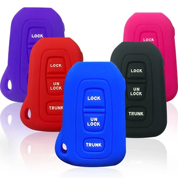 

Silicone Key Holder Case Cover For Lexus LS LS430 RX330 RX350 RX Smart Remote Control Car Key Cover Case For Toyota Accessories