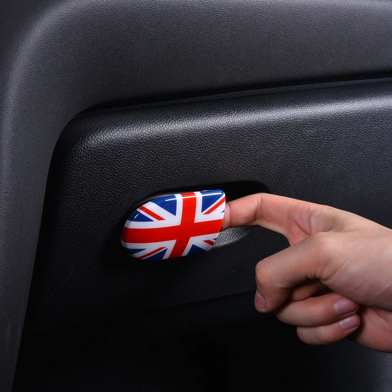 

Car styling Storage box handle decoration sticker For BMW MINI F55 F56 F57 Cooper Clubman Co-pilot Handle Bowl Cover Accessories