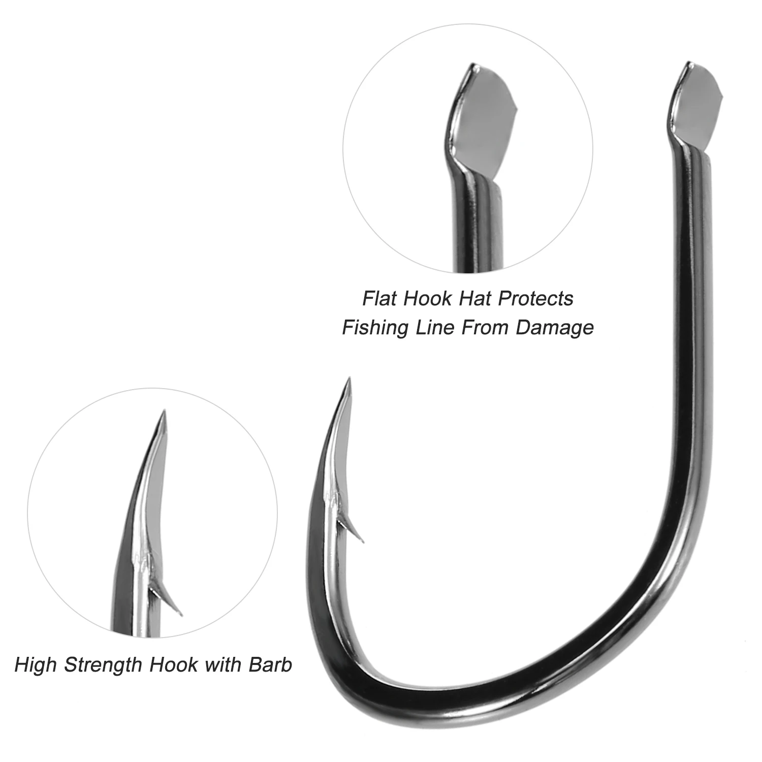 

30pcs/lot Fishing Soft Worm Hooks High Carbon Steel Wide Super Lock Fishhooks Lure Softjerk Hooks Fishing Tackle