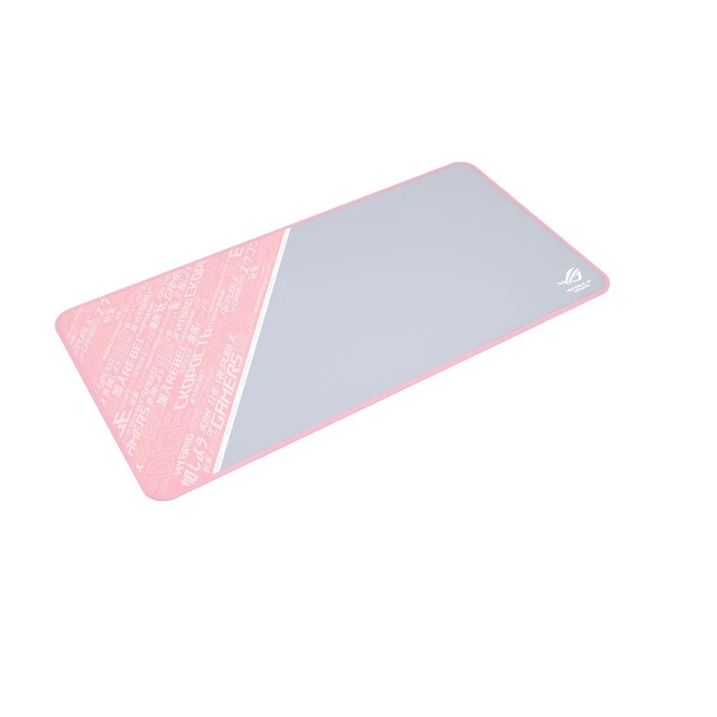 Коврик для мыши ASUS ROG Sheath PINK резиновая основа, тканевая поверхность, 900 x 440 x 3 мм, цвет: розовый/серый