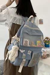 Cute Student Bookbag Travel Kawaii Nylon Women Backpack Fashion Waterproof Rucksack for Teen Girls School Bag
