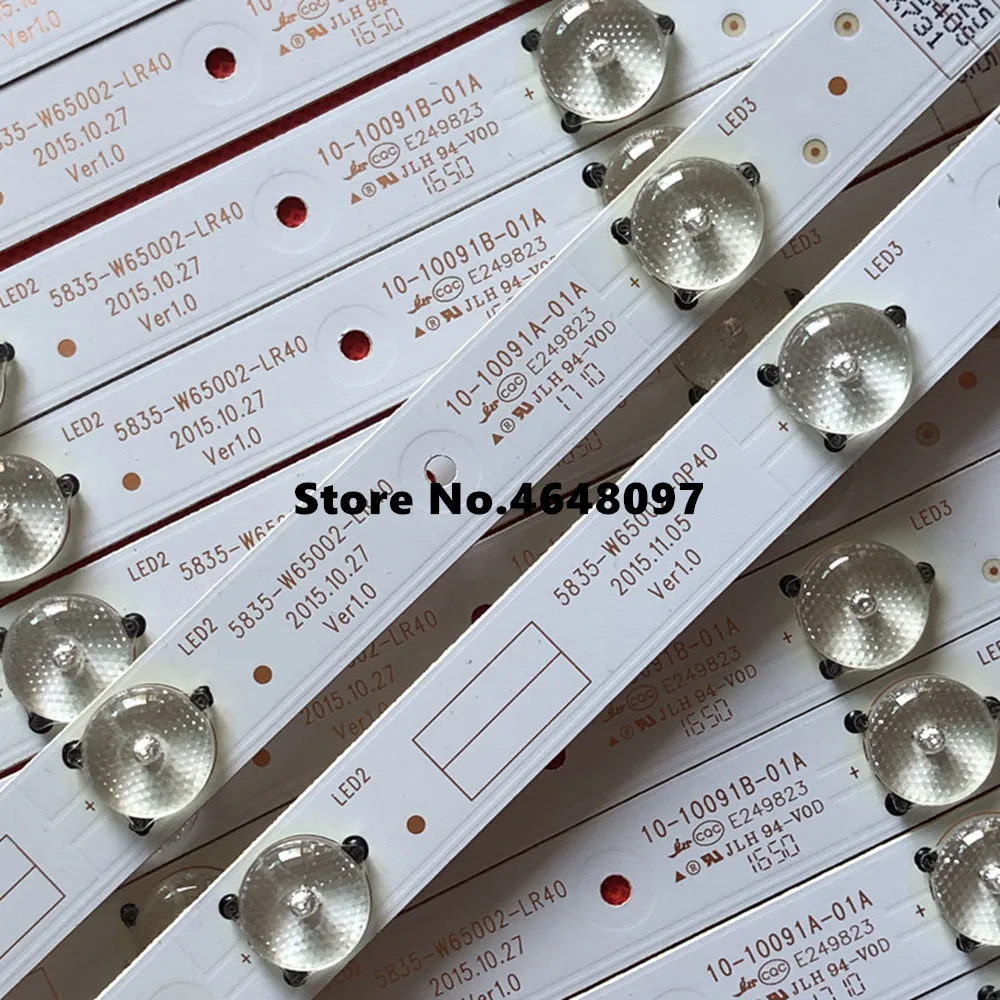 Светодиодный Подсветка ленты 5 лампы для LG 65 "ТВ 65UH5500 5835 W65002 LR40 0P40 V650DJ4 QS5 65K2 65M6E LR10