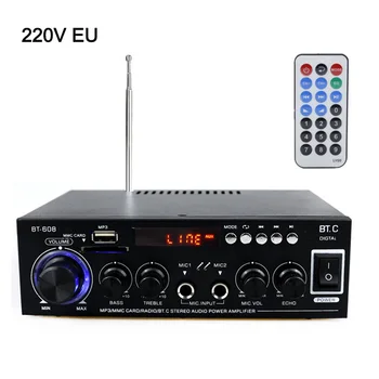 

Mini HIFI Home Amplifiers Audio Bluetooth Subwoofer FM SD Power Amplifiers For Car Home Theater Sound System