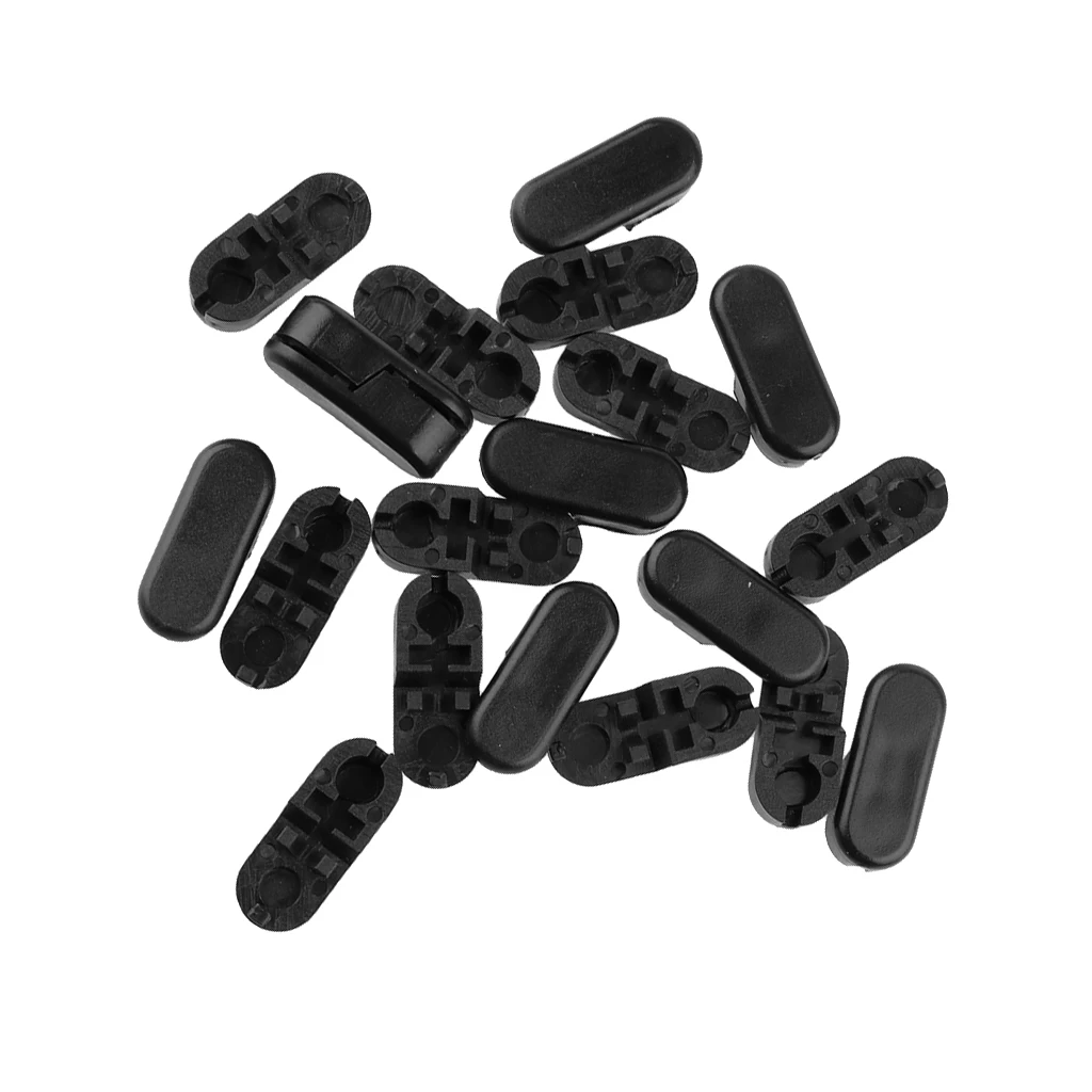 20pcs 20x8x5mm Plastic Vertical Roller/Roman Blind Chain Connector Joiner Clips