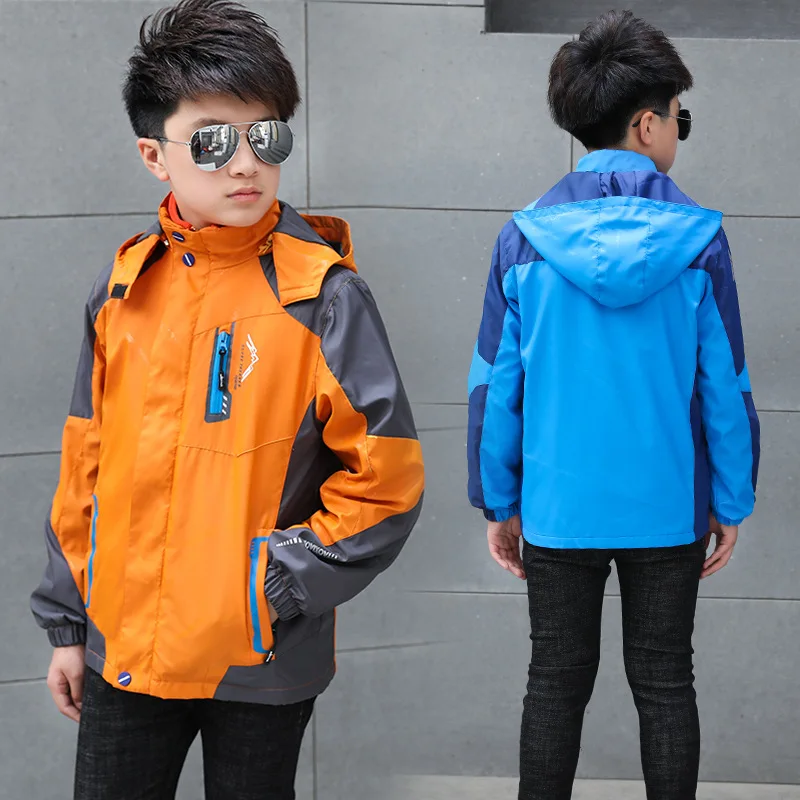 

Childrenswear Autumn And Winter 2019 CHILDREN'S Jacket Three-in-One Deconstructable Sports Jackets Two-Piece Set BOY'S Coat