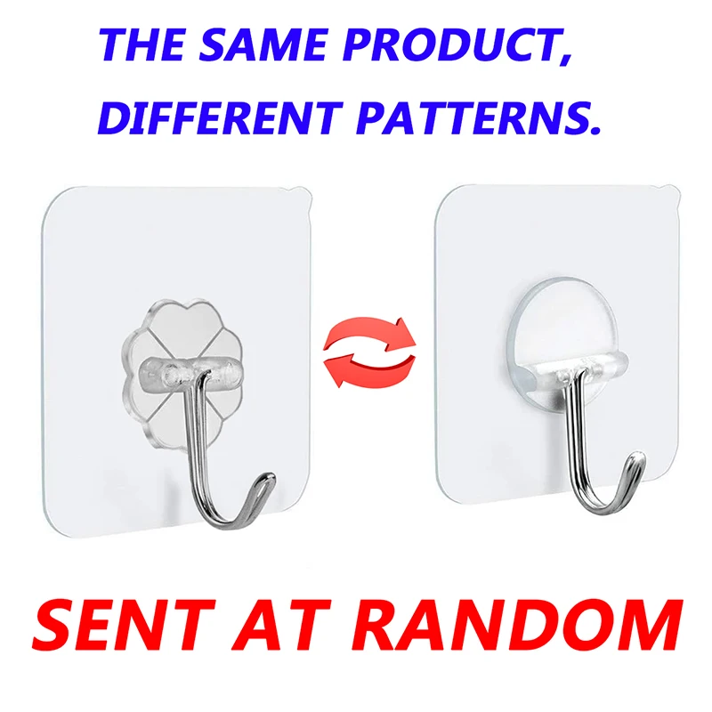 Wall Mount Hooks Heavy Duty 15 Pounds 180 Degree Rotating Seamless Scratch Hooks For Bathroom Kitchen