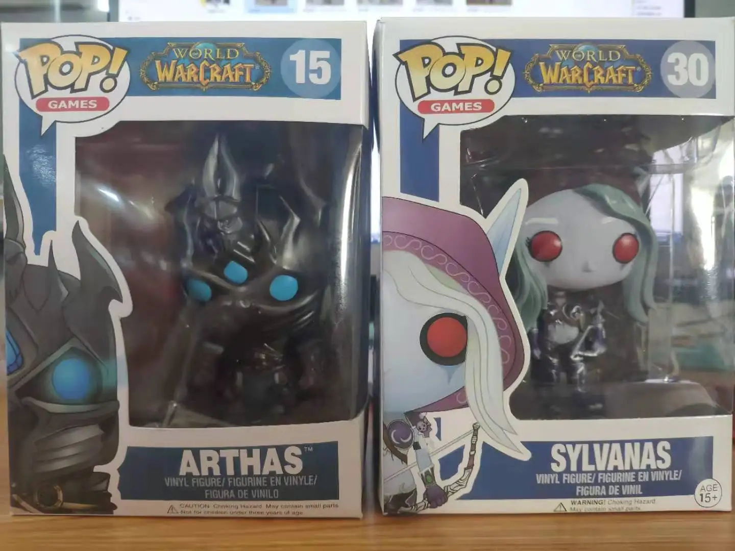 Funko Pop WOW ILLIDAN& ARTHAS& SYLVANAS виниловые фигурки коллекция игрушек