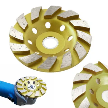 

Hot Sale Diamond Segment Grinding Wheel Discs 4″ Grinder Cup Concrete Stone Cut Brand New And High Quality