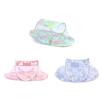 

Multifunctional Baby Cartoon Foldable Crib Tent Bed Mosquito Crib Netting Net