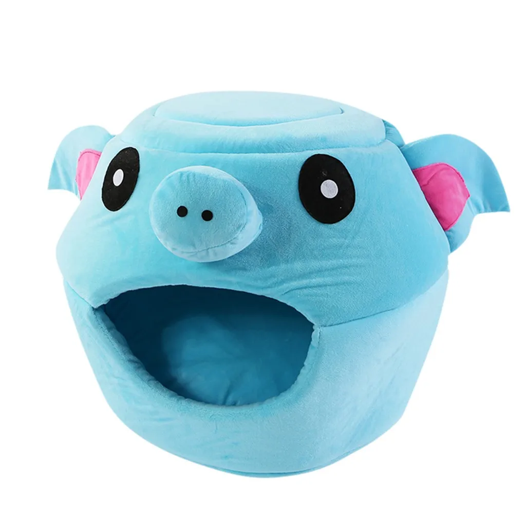 Домик-палатка для питомцев, собак, кошек, питомцев, зимнее теплое гнездо, мягкий складной спальный коврик для животных, щенков, пещерный спальный коврик, гнездо для питомцев