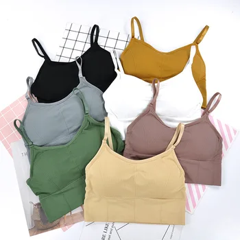 

New Bras For Women Solid Plus Size Seamless Bra Breathable Underwear Wire With Pads Sexy Push Up Bra Fitness Bralette Lingerie