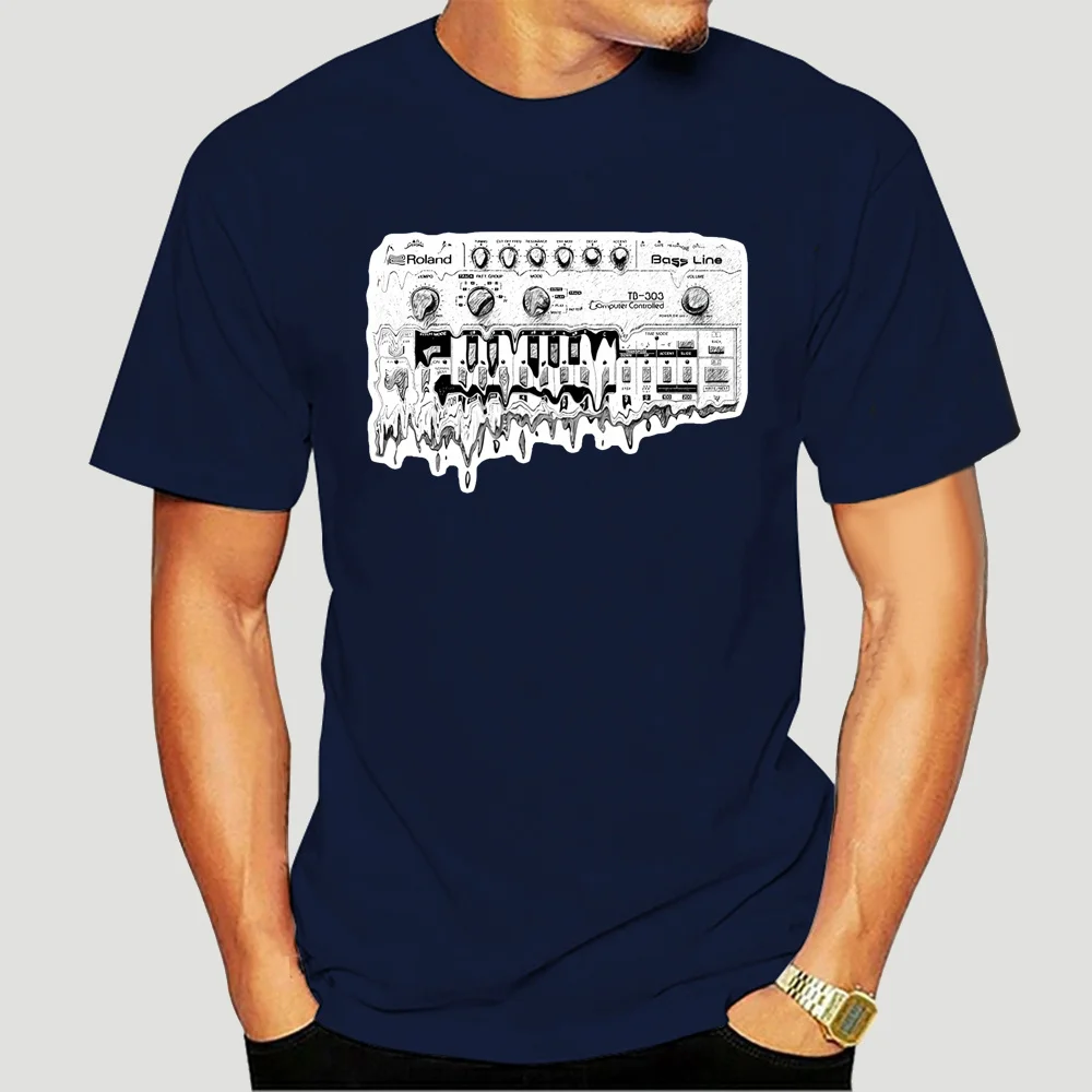 _ Tb-303 аналоговый синтезатор футболка Roland Tb 303 Korg Moog модульный Dj Cool Top | Мужская