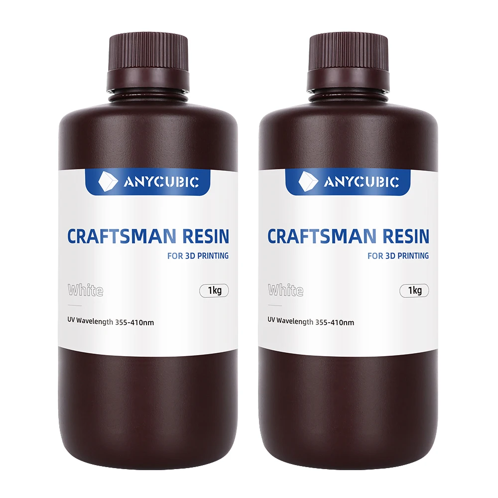 Anycubic 3D Resin Craftsman UV Resin Suitable For LCD SLA Printers Low Odor For Jewelry Model смола 2PCS/lot 3d print clear plastic 3D Printing Materials