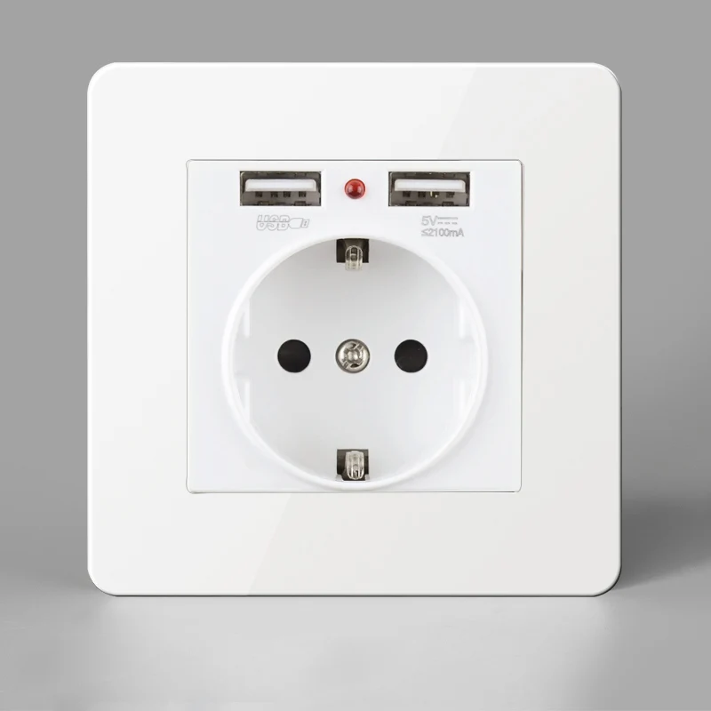 branco 1-4 gang 2 way interruptor de