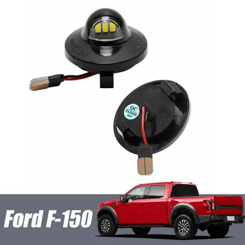 

2 Pieces Led License Number Plate Light Led Canbus Auto Tail Light White Led Bulbs For Ford F-150 Heritage F-250 F-350
