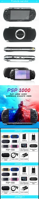 Original PSP refurbished PSP for Sony PSP 1000 game console 16 32GB 64GB  128GB memory card - AliExpress