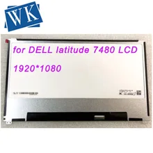 1920X1080 Матрица для ноутбука 14," ips ЖК-экран для DELL широта 7480 E7480 не сенсорный PN 0KGYYH FHD замена панели