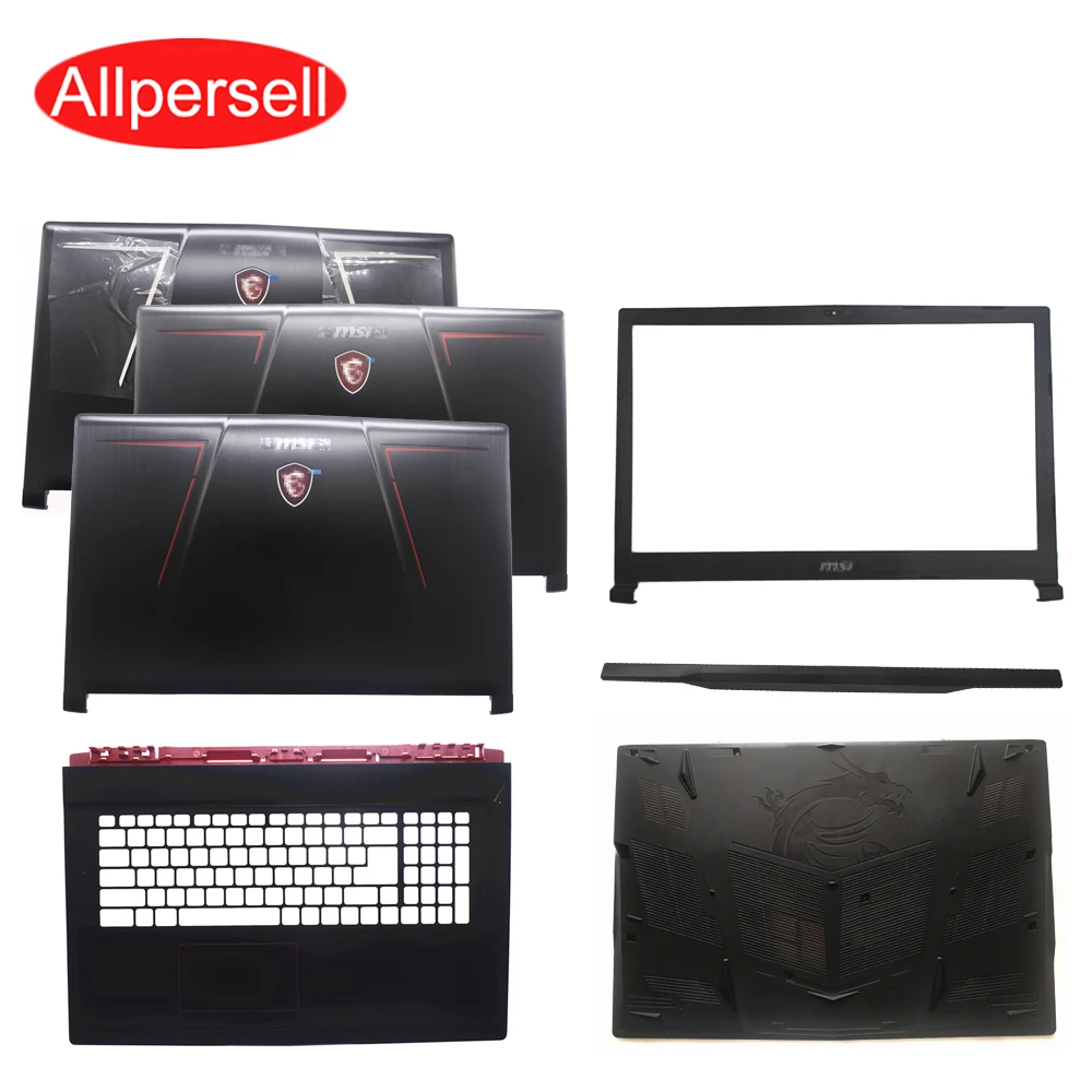 Funda para ordenador portátil MSI1 GE73 GE73VR MS 17C5 17C1 17C7 7RF 006CN,  Cubierta superior/Marco de pantalla/reposamanos funda para/carcasa  inferior/cubierta del eje|Bolsas y fundas de ordenador portátil| -  AliExpress