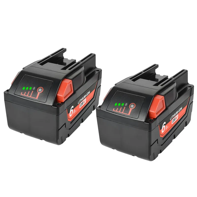 Turpow M28 Battery 28V 6000mAh Li-ion Replacement for Milwaukee M28B M28BX 48-11-2830 0730-20 Tool | Электроника